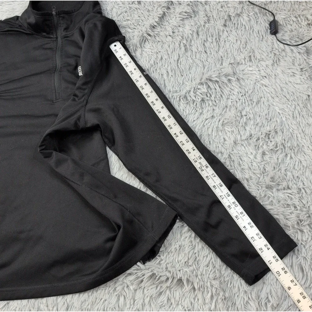 The North Face Sweatshirt Mens XXL Black Half Zip Outdoors Comfort Construction